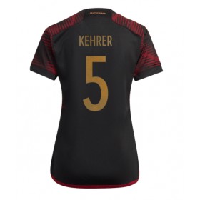 Damen Fußballbekleidung Deutschland Thilo Kehrer #5 Auswärtstrikot WM 2022 Kurzarm